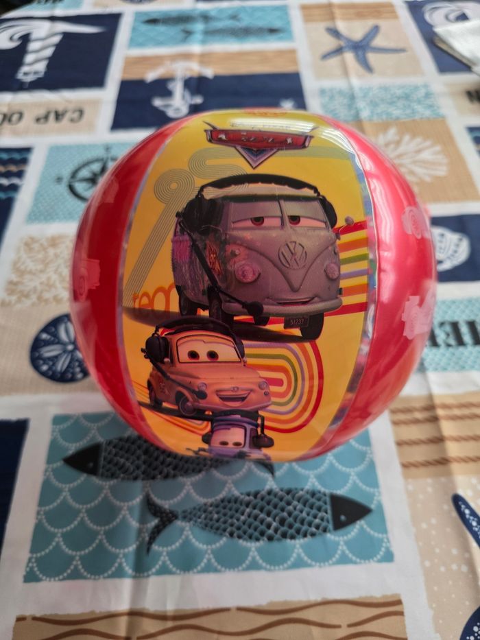 BALLE TRAPE DISNEY PIXAR THE CARS ROUGE - photo numéro 7