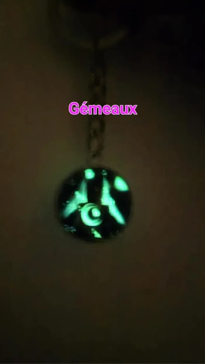 Porte-clés signe astrologique Gémeaux constellations - photo numéro 4