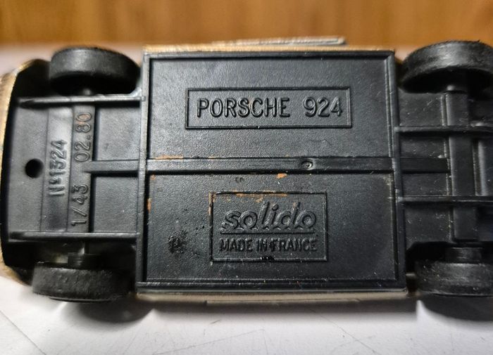 Modèle réduit Porsche 924 Solido 1/43 voiture miniature vintage métal - photo numéro 6