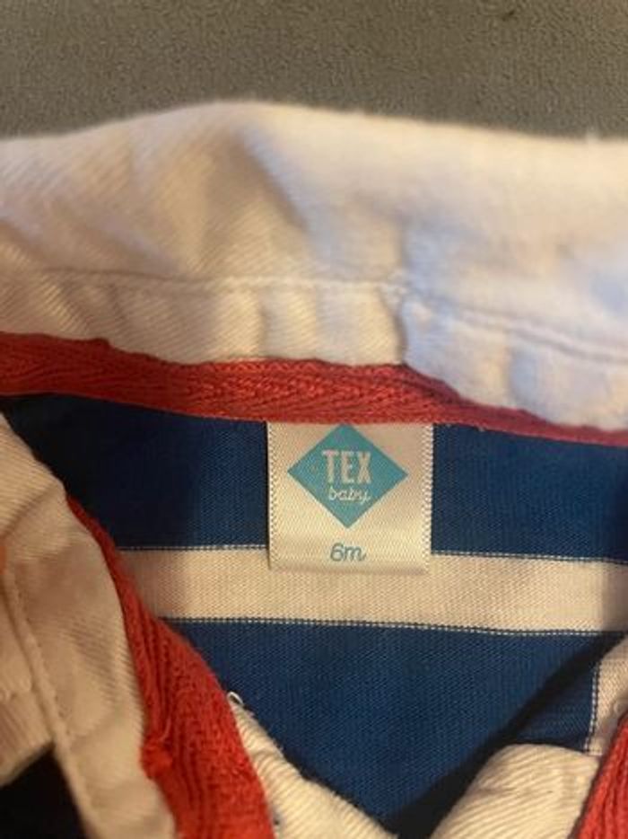 Polo bleu & blanc - photo numéro 5