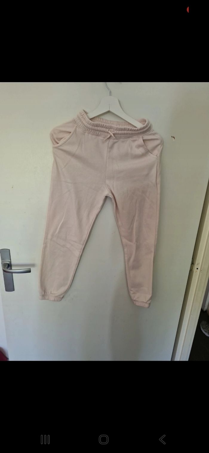 Ensemble de sport Haut + jogging rose - photo numéro 2