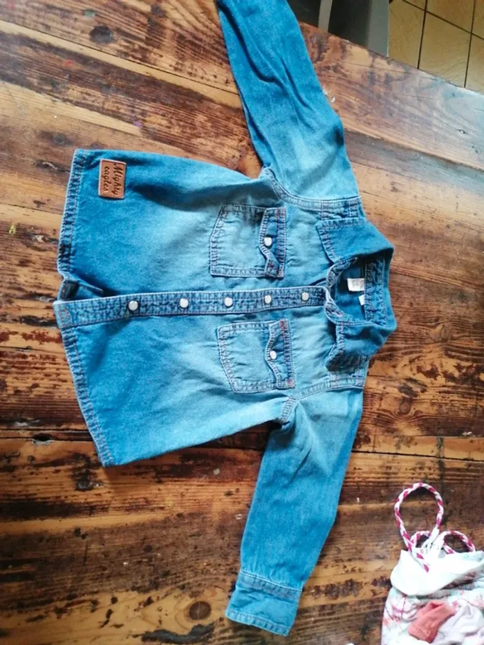 Chemise en jean 12 mois