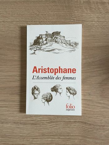 Livre Aristophane l’assemblée des femmes