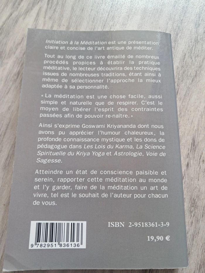 Initiation à la méditation - photo numéro 2
