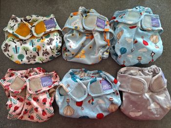 Lot couches imperméables TE2 bambino mio taille 1