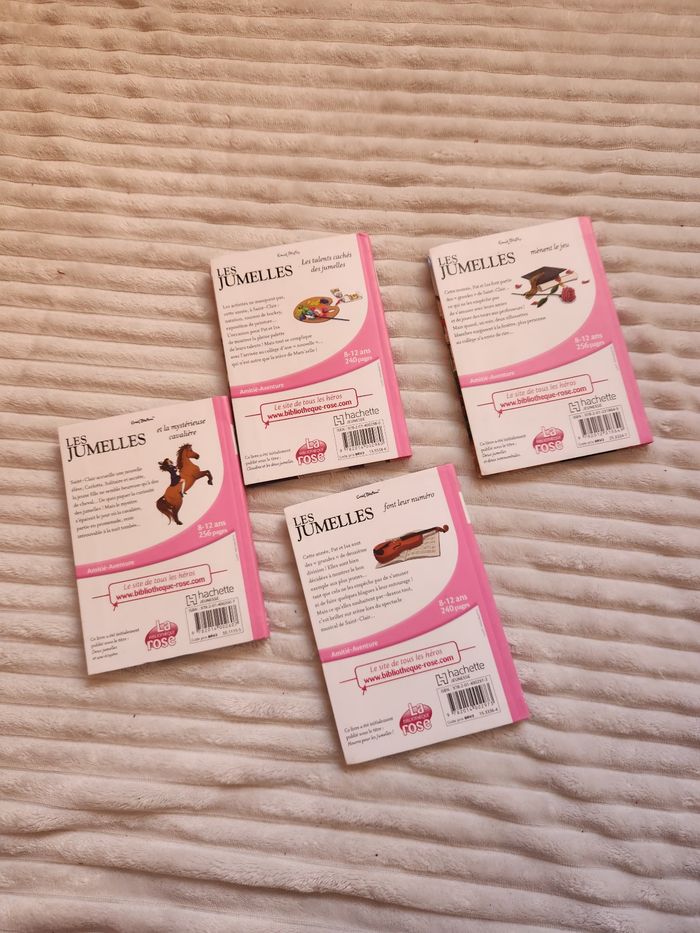📚 Lot de 4 tomes – Série Les Jumelles (Bibliothèque Rose) - photo numéro 2