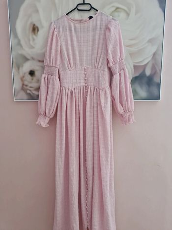 Longue robe rose