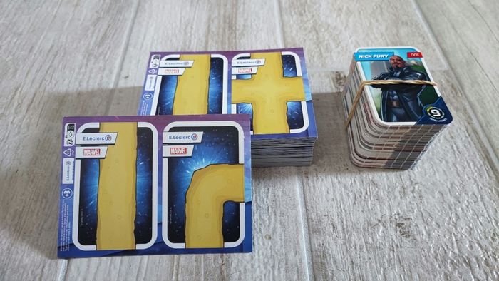 Lot de 55 paquets de 4 cartes Marvel Leclerc 2023 - photo numéro 2