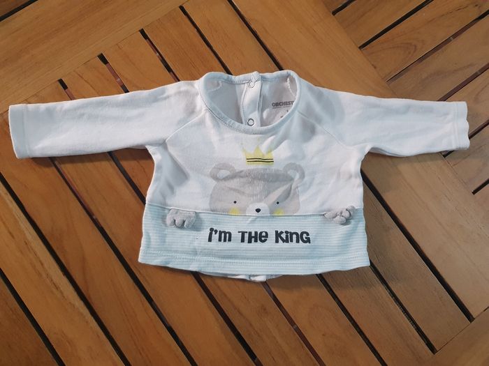 Tee shirt manches longues 1 mois - photo numéro 3