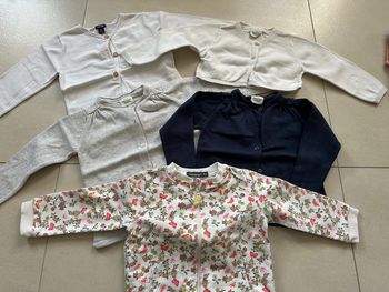 Gilets bébé fille 18 mois