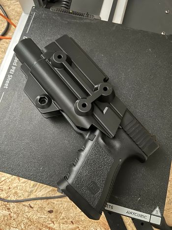 Holster Glock 17 / 19 + X300 RMR – low profile – impression 3D