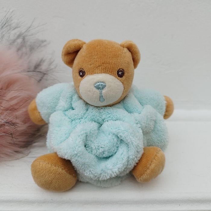 Kaloo plume mini patapouf ours: Aqua