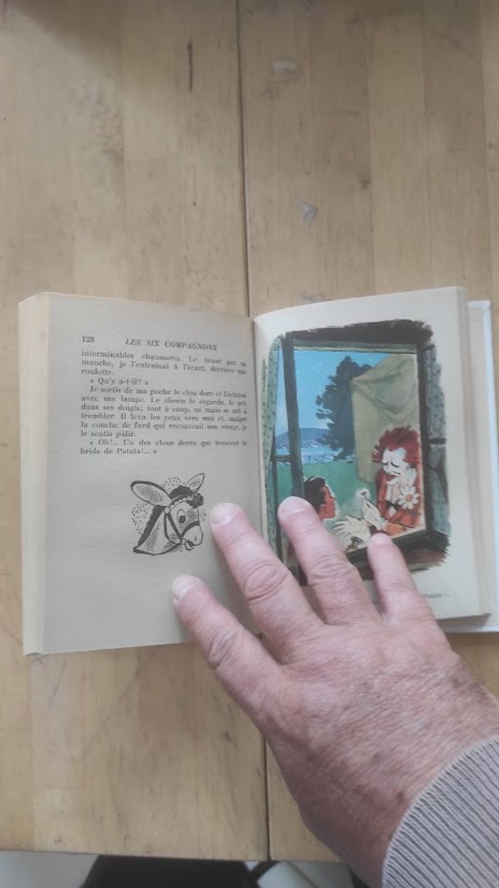 Les Six Compagnons et l'âne vert PJ Bonzon Bibliothèque verte cartonnée 1976 - photo numéro 4