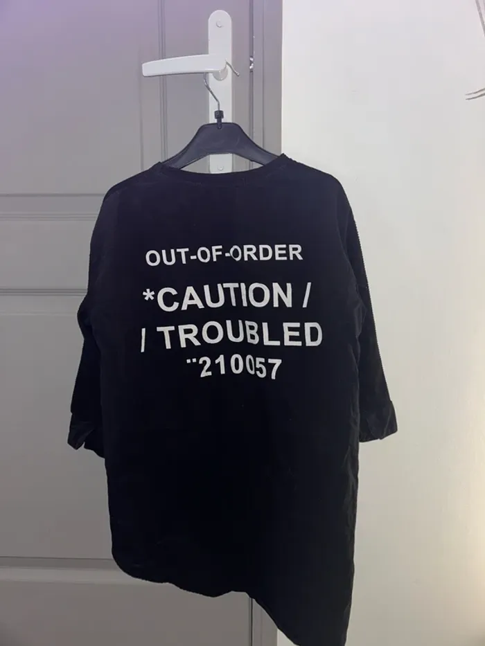 TEE shirt asymétrique bershka - photo numéro 2