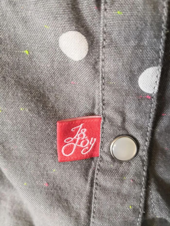 Chemise manches longues à pois - photo numéro 8