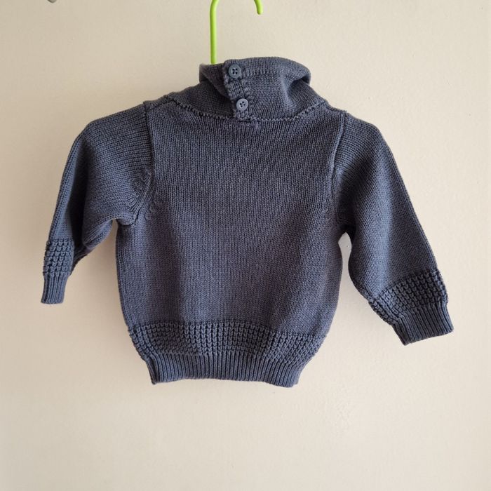 6 mois pull bleu marine - photo numéro 3