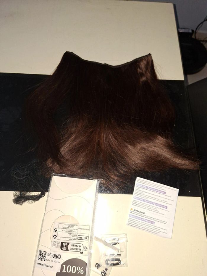 Extension de Cheveux a fil brun 30cm