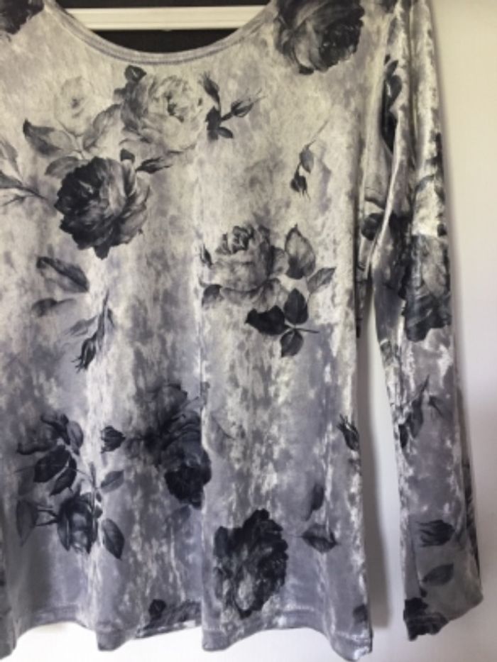 Blouse panne de velours 40/L - photo numéro 4