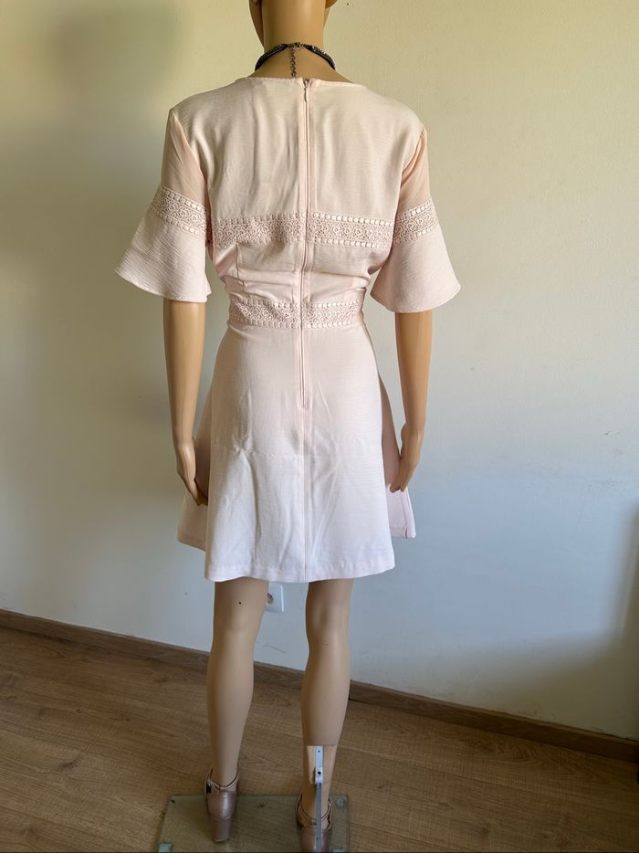 Robe rose claire neuve à manches courtes Morgan taille 42 (valeur 85€) - photo numéro 6