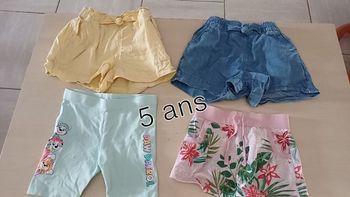 Lot 4 shorts fille