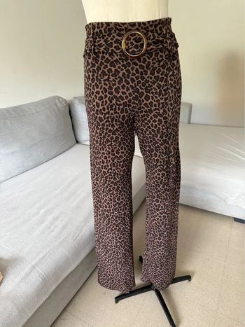 Pantalon imprimé léopard