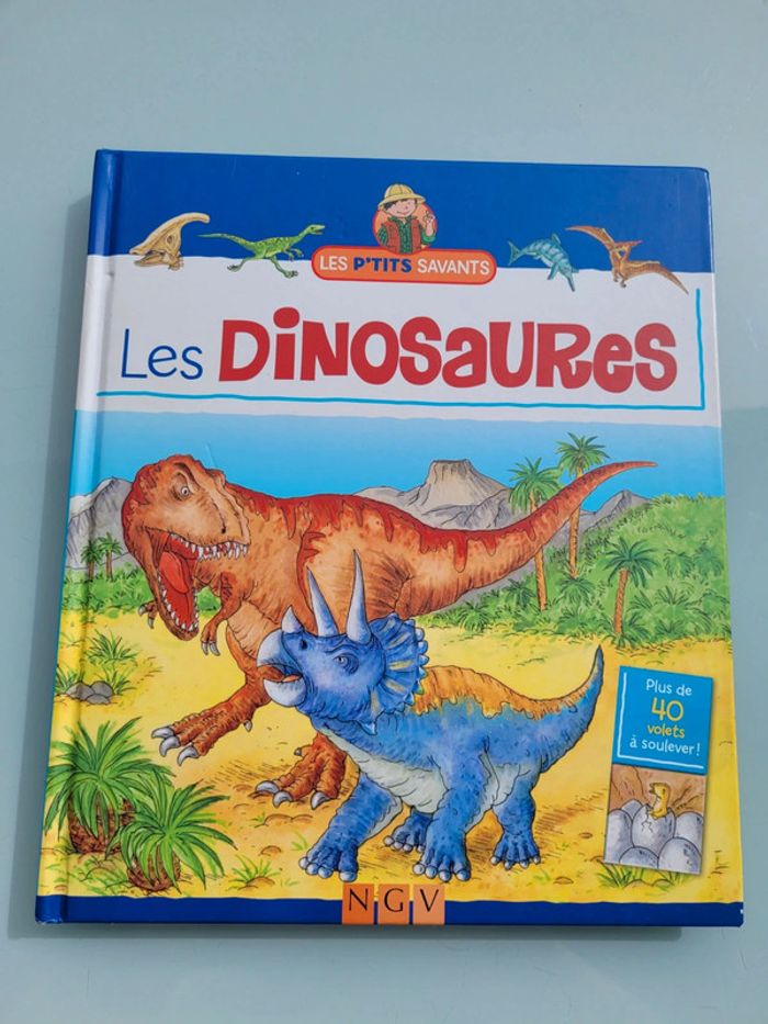 Livres animé à volets Les dinosaures, Les P'tits savants (24) - photo numéro 2