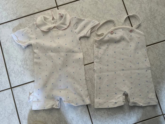 Lot de 2 combinaison d’été 12 mois