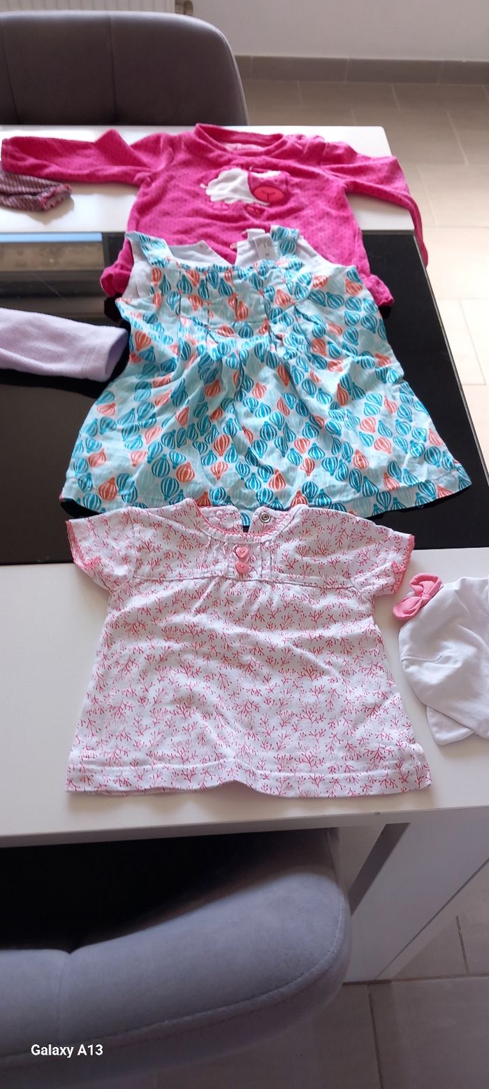 Vetement  bébé fille plusieur taille - photo numéro 4