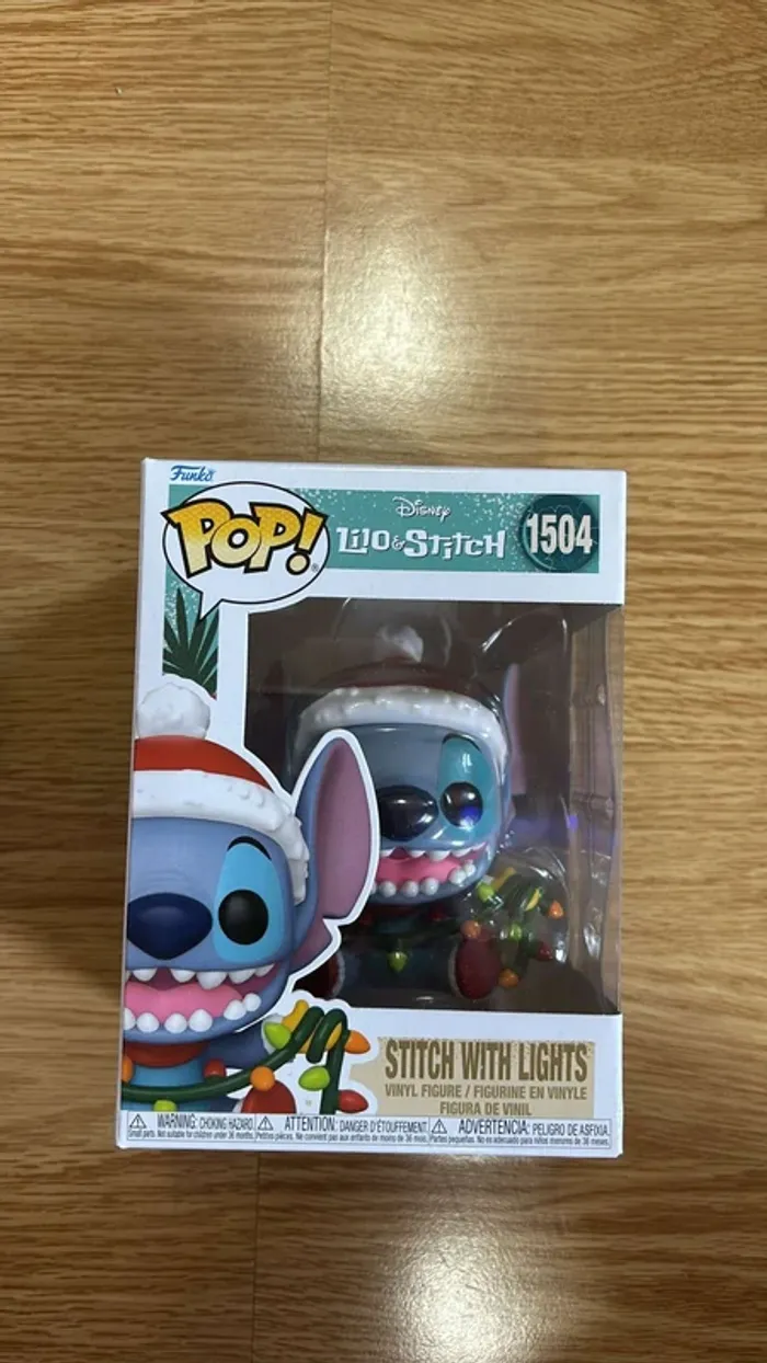Funko Pop 1504 Stitch with lights