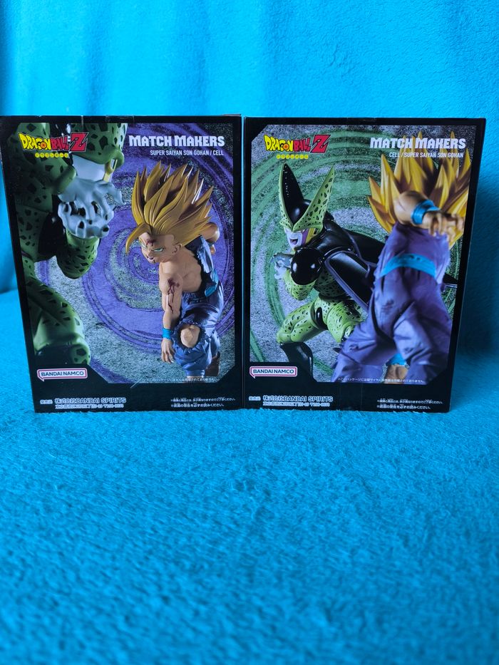Lot figurines – Son Gohan Super Saiyan & Cell – Match Makers – Banpresto – Officielles Import Japon - photo numéro 3