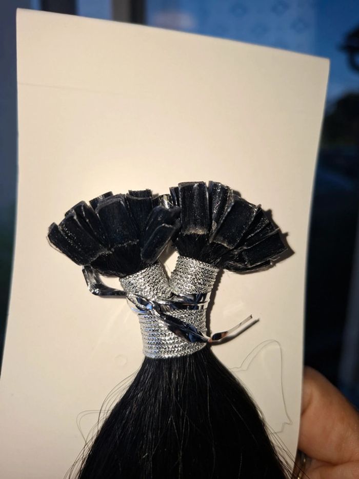 Extension de Cheveux a la kératine noir 50cm - photo numéro 5