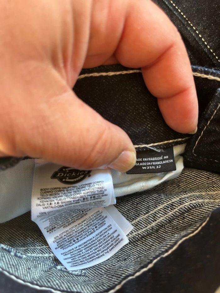 Jean Dickies Loose Wave denim rinsed - photo numéro 4