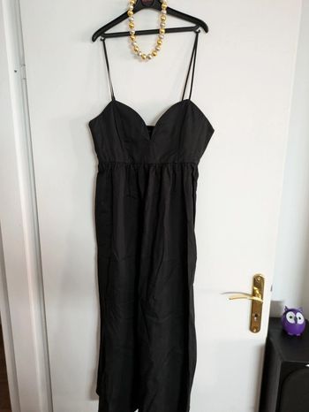 Robe midi décolleté coeur