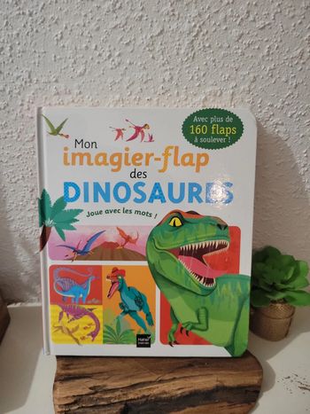 Livre enfant "Mon imagier flap des Dinosaures" 3-6ans