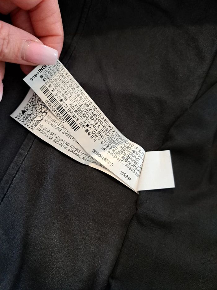 Zara noir veste moto femme 34 - photo numéro 4