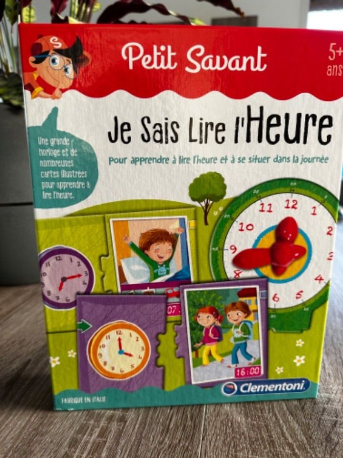 Jeux je sais lire l'heure