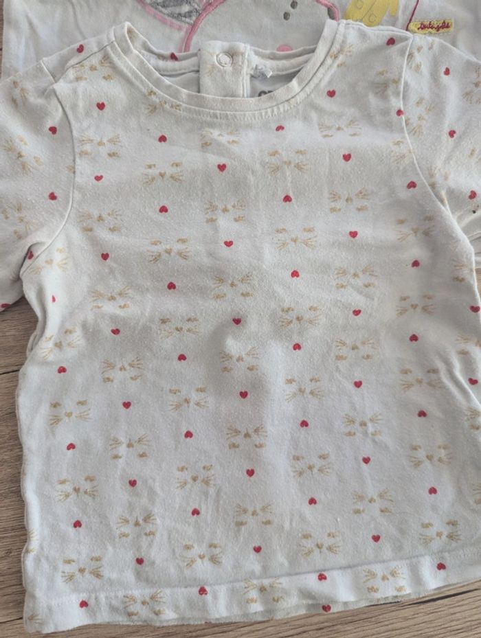 Lot de 3 t shirt 9 mois - photo numéro 2