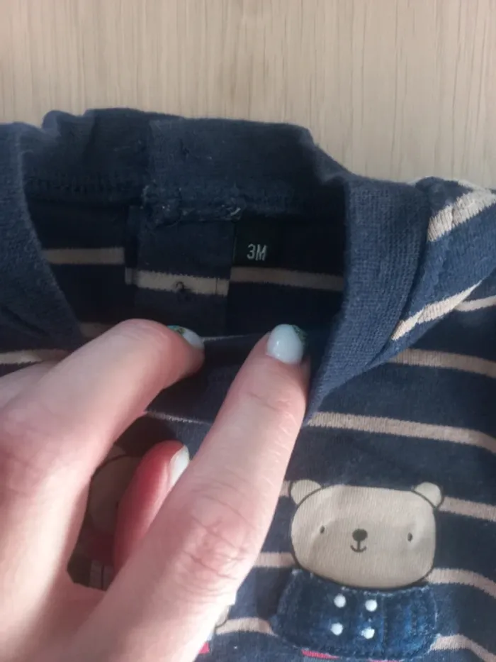 Ensemble tee-shirt ML et jogging 3 mois - photo numéro 3