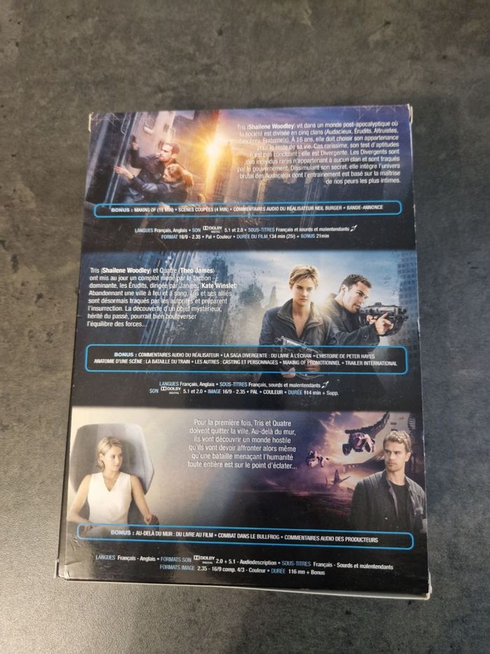 DVD - Divergente Trilogie - photo numéro 2