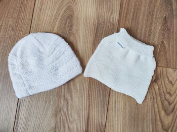 Lot de 2 bonnets naissance mixtes neufs