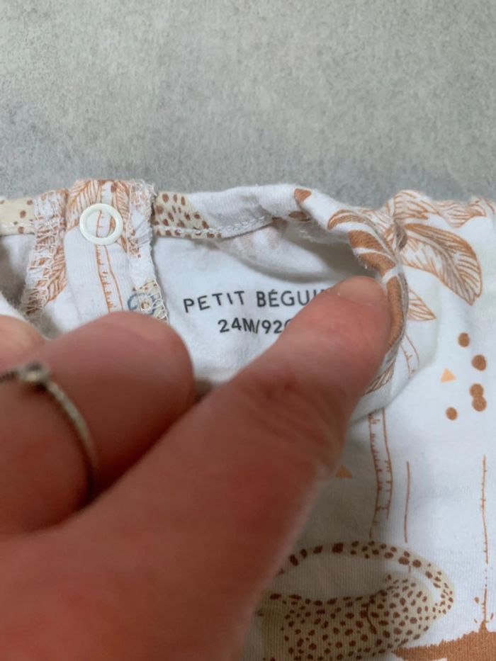 Tee shirt petit béguin - photo numéro 3