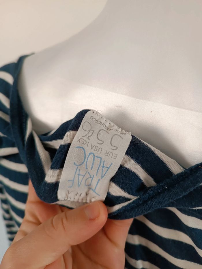 T-shirt manches longues taille s zara - photo numéro 3