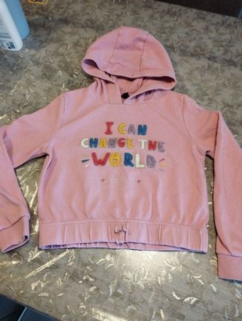 Sweat à capuche 10 ans fille