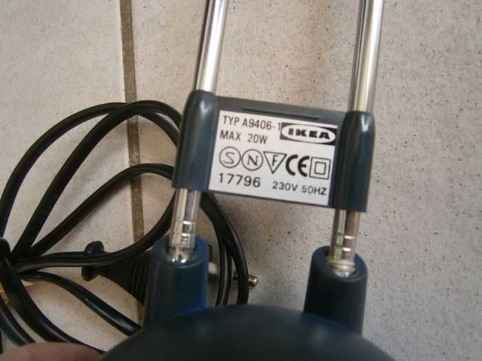 Lampe de bureau extensible bleu IKEA - photo numéro 6