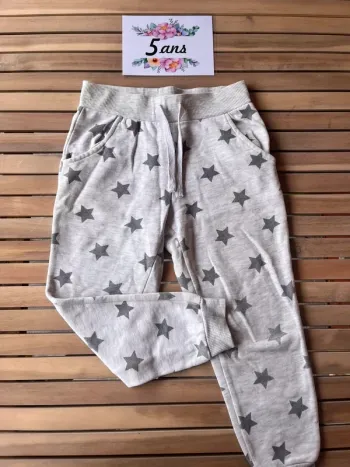 Jogging en coton étoile 4 ans