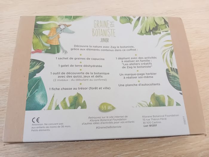 Klorane - Coffret junior Graine de botaniste dès 5 ans - Neuf - photo numéro 3