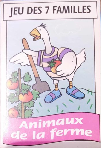 Jeux des 7 familles, animaux de la ferme