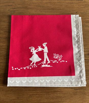 8 serviettes de table Françoise Saget