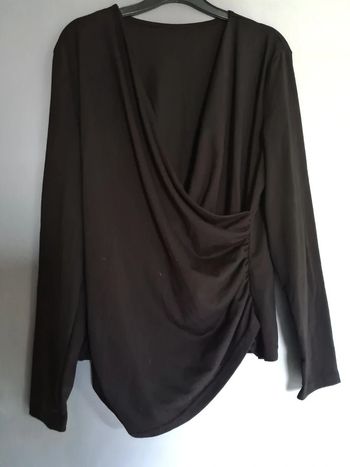 Haut croisé plissé Shein XL/44