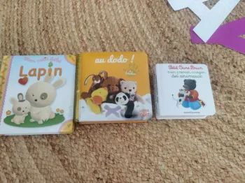 3 livres à lire, à toucher et imagier